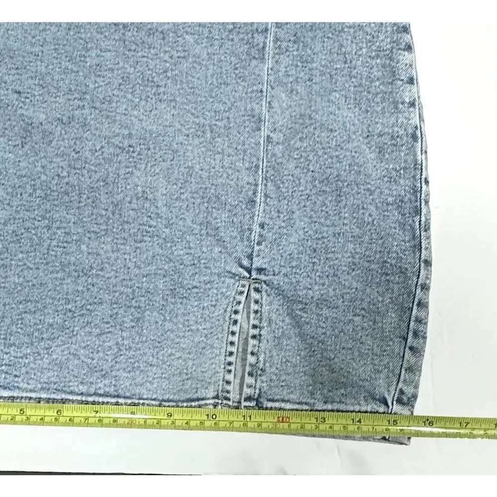 FB SISTER Light Wash Denim Blue Jeans Short Skirt Size M – Preowned